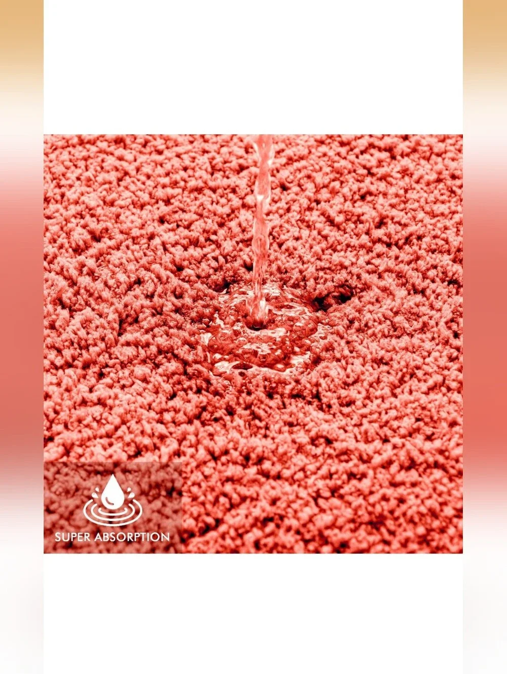 🆕 Coral Plush Bath Mat - Soft Non-Slip Bathroom Rug Miulee